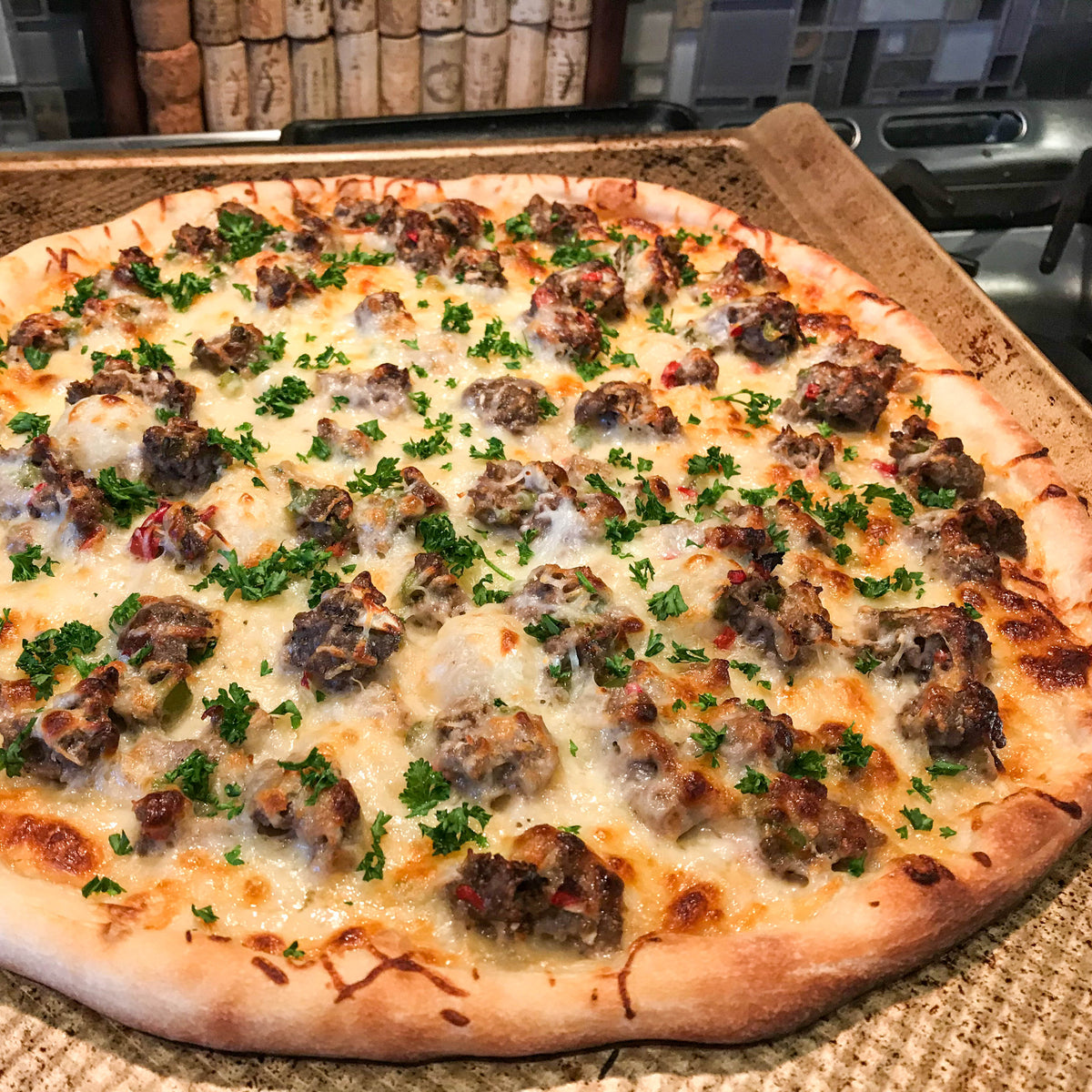 Philly Cheese Steak Pizza – Raikes Beef Co.