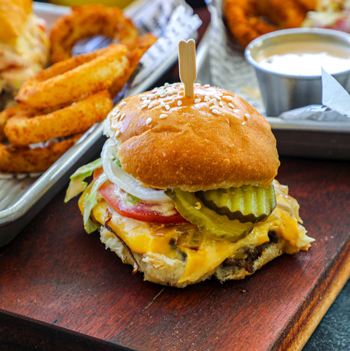 Animal Style Sliders &ndash; Raikes Beef Co.