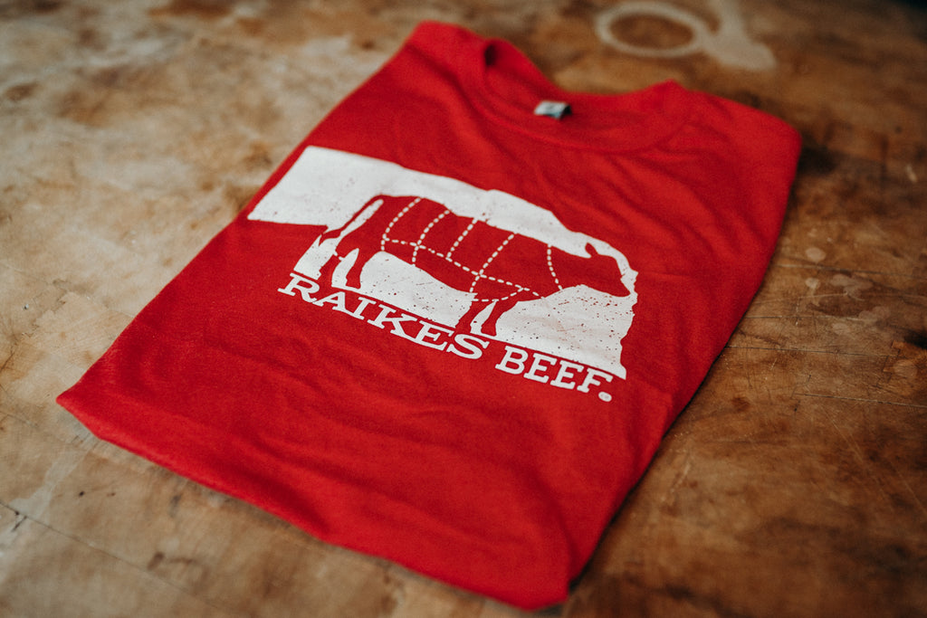 Nebraska T-shirt (Adult) - Raikes Beef Co.